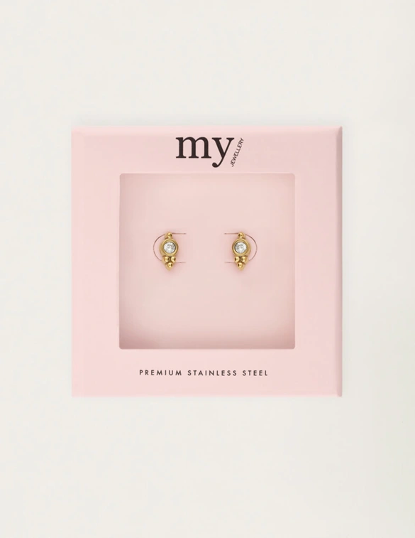 My Jewellery Earstud strass dots MJ12105
