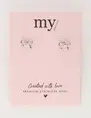 My Jewellery Earstuds bow mini MJ10989