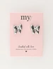 My Jewellery Earstuds medium bow MJ11255