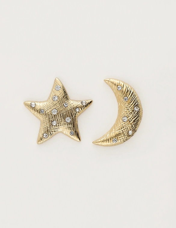 My Jewellery Earstuds star moon MJ11926