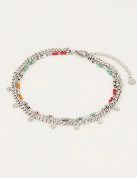 My Jewellery Enkelbandje 3 dubbel gekleurd MJ05213