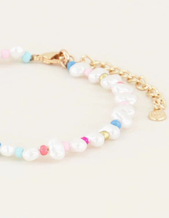 My Jewellery Enkelbandje parels & kralen MJ02864