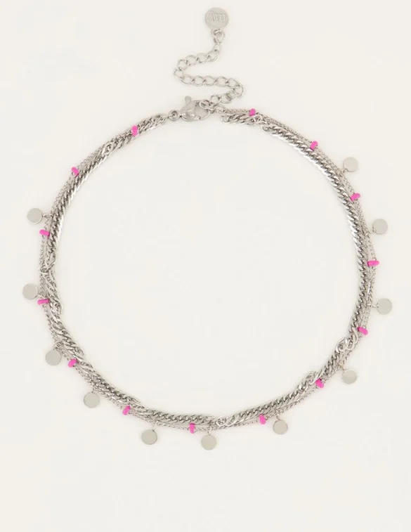 My Jewellery Enkelbandje schakel en muntjes MJ05212