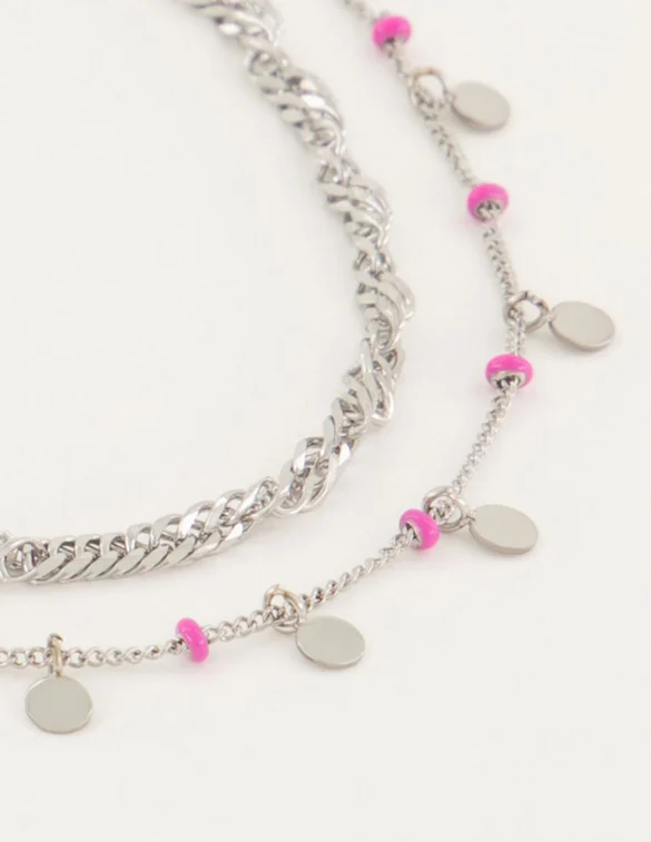 My Jewellery Enkelbandje schakel en muntjes MJ05212