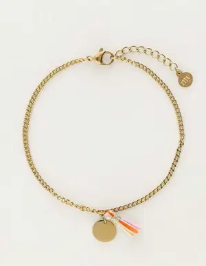 My Jewellery Fine coin and tassel bracelet MJ10648