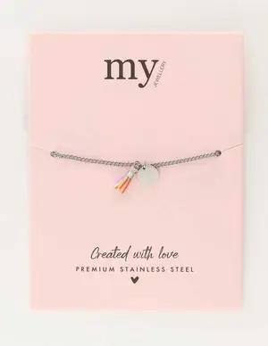 My Jewellery Fine coin and tassel bracelet MJ10648