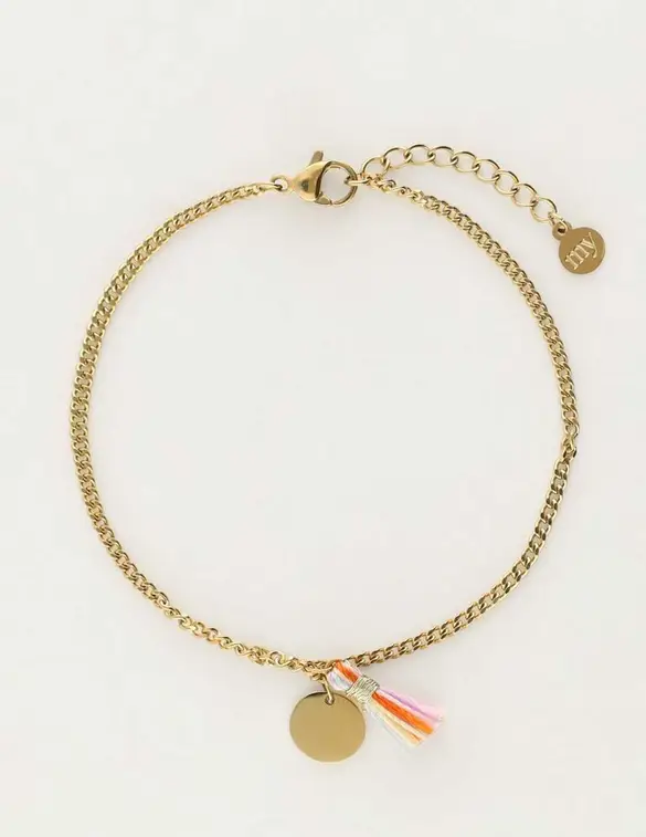 My Jewellery Fine coin and tassel bracelet MJ10648