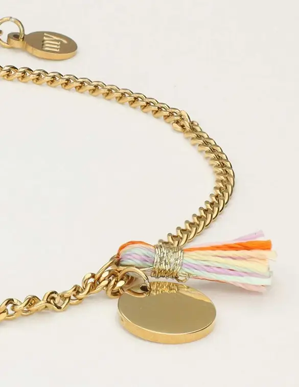 My Jewellery Fine coin and tassel bracelet MJ10648