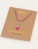 My Jewellery Fuchsia Dubbele kralenketting MJ05085
