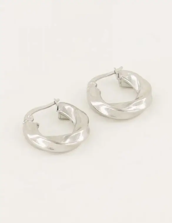 My Jewellery Gedraaide oorringen klein MJ04071