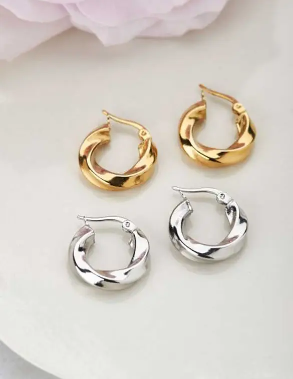 My Jewellery Gedraaide oorringen klein MJ04071