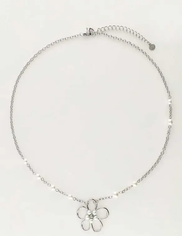 My Jewellery island flower pearl necklace MJ10807