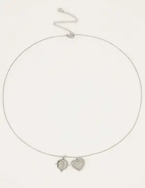 My Jewellery Ketting bedeltjes rondje & hartje MJ05466