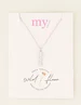 My Jewellery Ketting drie bloemetjes MJ03789