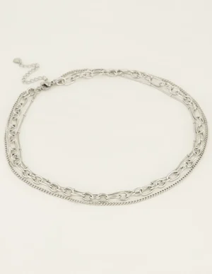 My Jewellery Ketting drielaags bolletjes MJ04877