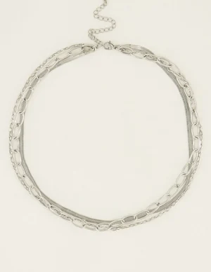 My Jewellery Ketting drielaags schakels MJ04875