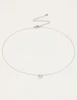 My Jewellery Ketting Hartje Strass MJ04777