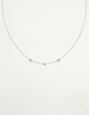 My Jewellery Ketting met 3 hartjes Zilver ONESIZE MJ019011500