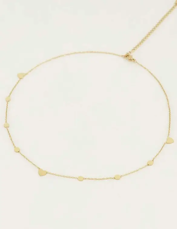My Jewellery Ketting rondje en hartje MJ04392