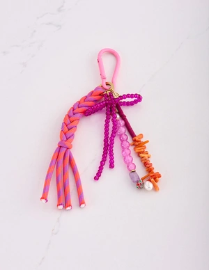My Jewellery Keychain pink bow cord MJ12790