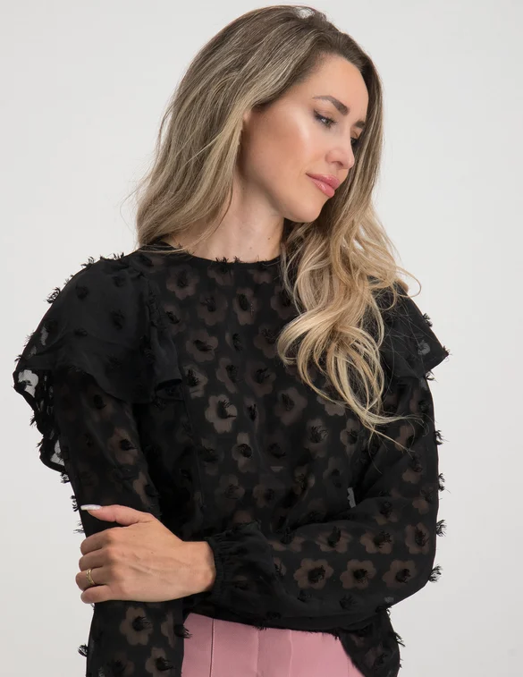 My Jewellery Longsleeve top with jaquard MJ06794