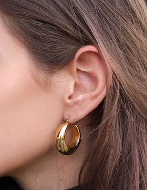 My Jewellery Medium Statement 70's Hoops MJ01160