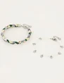 My Jewellery Mintgroene Gevlochten Armband MJ05103