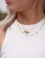 My Jewellery Mintgroene Kralenketting met hart MJ05088