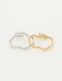 My Jewellery Mix ring golf structuur MJ04891