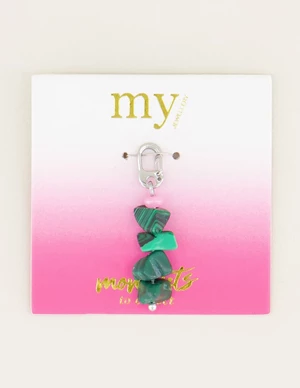 My Jewellery Moments charm malachite stone MJ03031