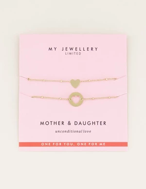 My Jewellery Mother & Daughter Bracelet Goud ONESIZE MJ008881200