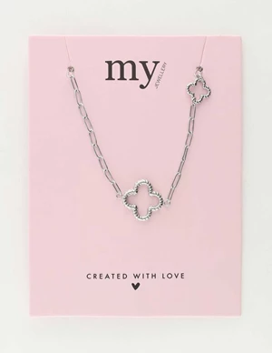 My Jewellery Necklace 3 clovers MJ10494