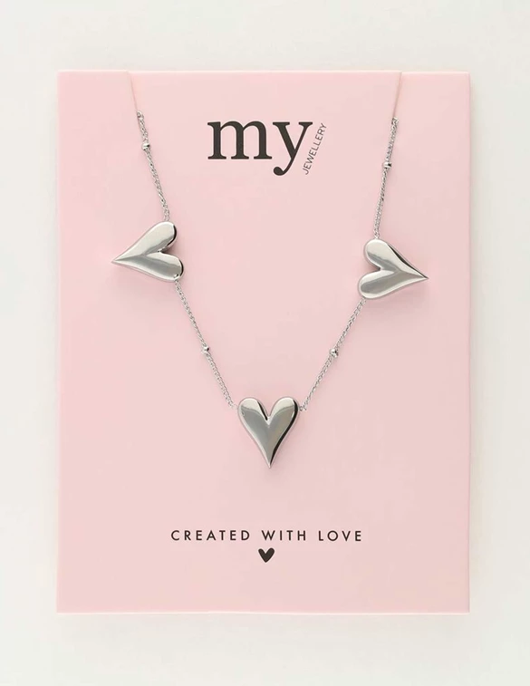 My Jewellery Necklace 3 hearts MJ10109