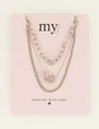 My Jewellery Necklace 3 layers chains MJ07693