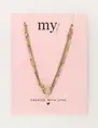 My Jewellery Necklace 3 layers miyuki pink green MJ10238