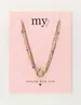 My Jewellery Necklace 3 layers miyuki pink MJ10237