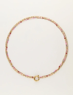 My Jewellery Necklace 3 layers pink MJ12201