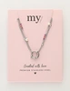 My Jewellery Necklace 3 layers red pearl MJ12202