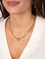 My Jewellery Necklace 3 layers red pearl MJ12202