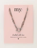 My Jewellery Necklace 3 layers taupe MJ12200