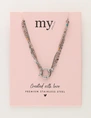 My Jewellery Necklace 3 layers taupe MJ12200