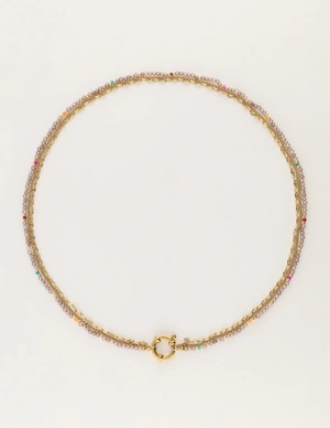 My Jewellery Necklace 3 layers taupe MJ12200