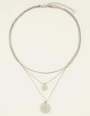 My Jewellery Necklace 3 layers with charms MJ08091
