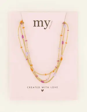 My Jewellery Necklace 3 piece multicolor MJ08696