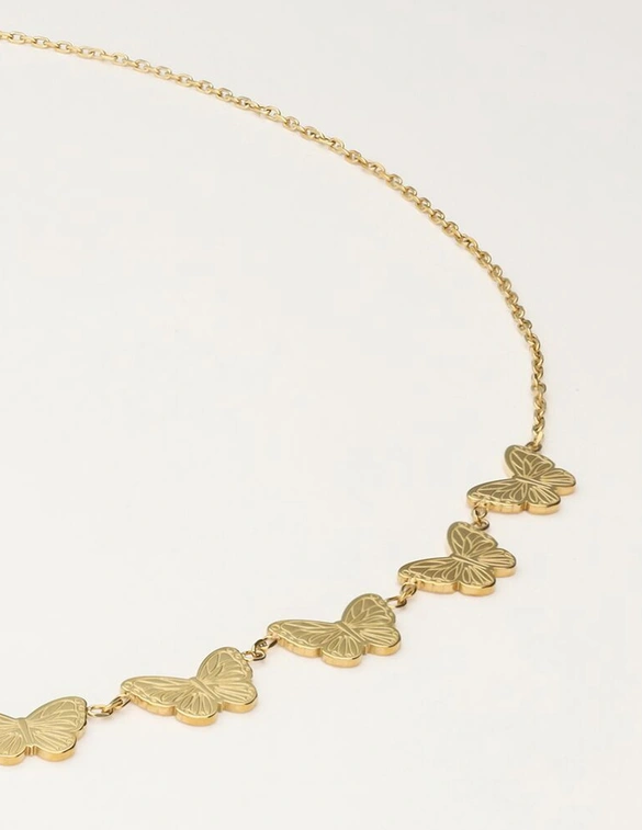 My Jewellery Necklace 5 butterflies MJ10984
