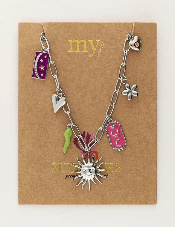 My Jewellery Necklace 7 charms sunny MJ10468