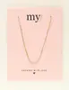 My Jewellery Necklace basic dots MJ09278