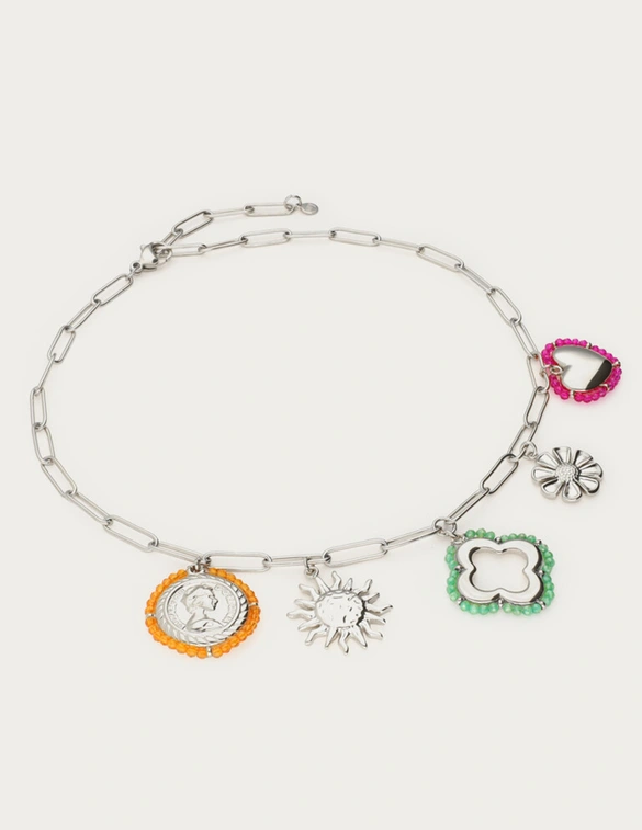 My Jewellery Necklace beaded charms MJ12617