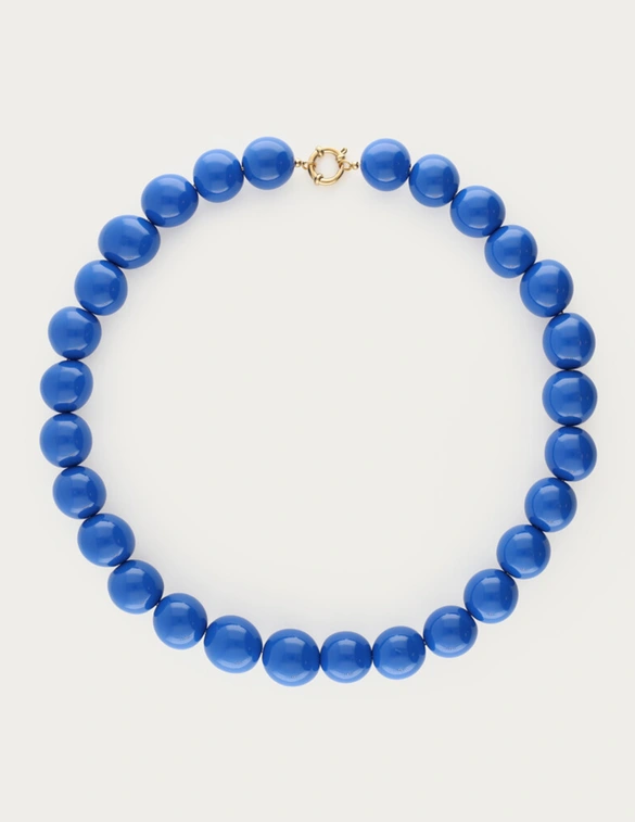 My Jewellery Necklace beads big blue MJ13957