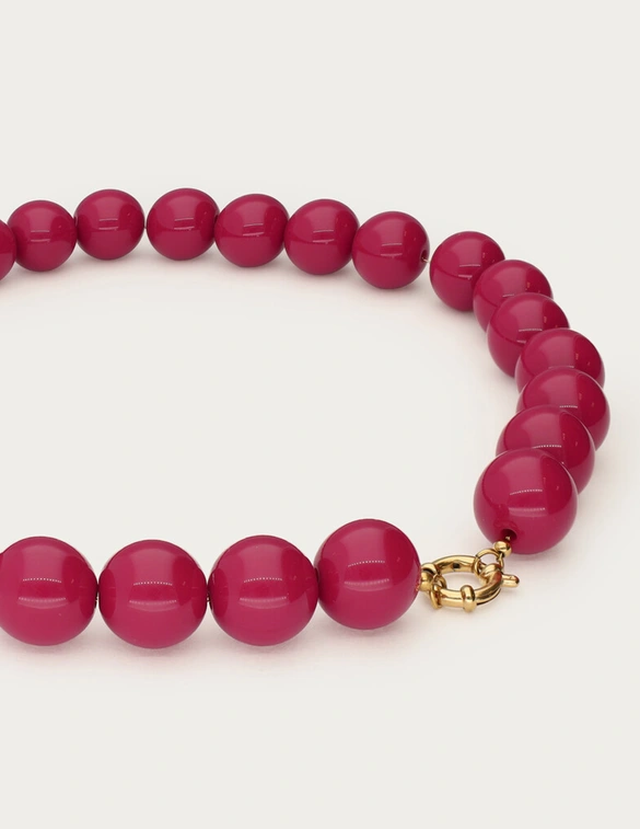 My Jewellery Necklace beads big fuchsia MJ14423